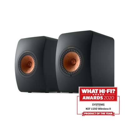 KEF LS50 Wireless II (LS-50) kolumny aktywne, bezprzewodowe z Bluetooth i Wi-Fi - 2szt.