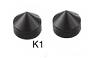 Kolce głośnikowe Acoustique Quality AQ K1, czarne - 1 szt