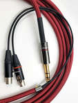 Atlas Zeno Standard 1:2 Kabel słuchawkowy 2xXLR mini 4 pin - 6,3mm jack - 3m, polecane do Erzetich. Audeze