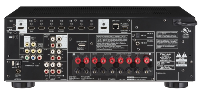Pioneer VSX-1123 (VSX1123) Amplituner kina domowego (7.2) z HDMI